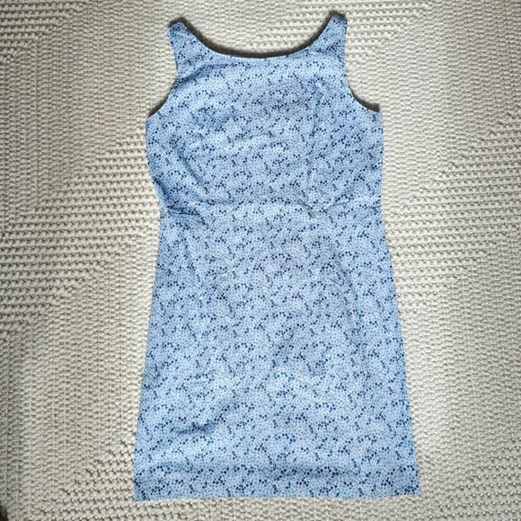 Reitman's Petites Blue Floral Dress, Size 10 - Picture 9 of 12